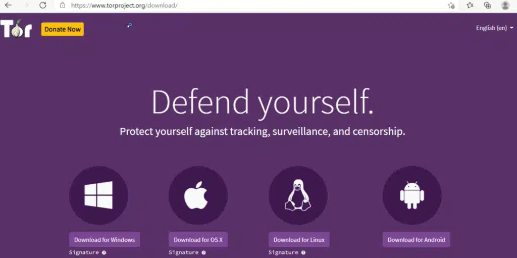 Download TOR Browser